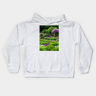 Ruins Covered With Flowers Kids Hoodie